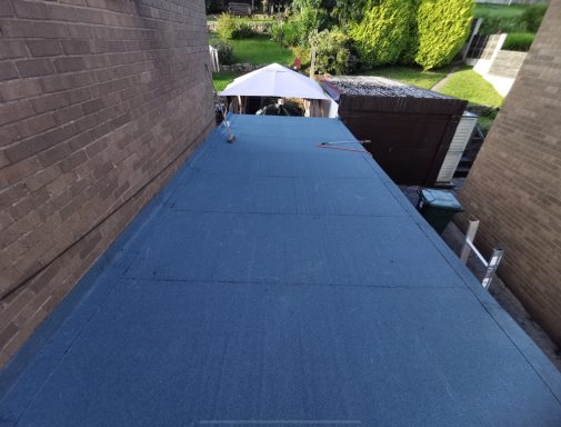 Garage flat roof refurbishment Newchurch
